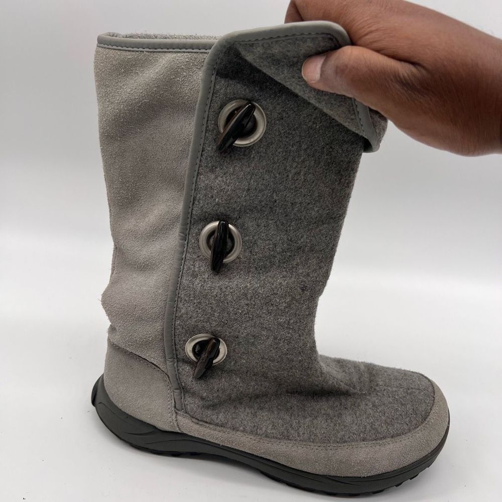 Lands End Toggle Pull On Boots Womens